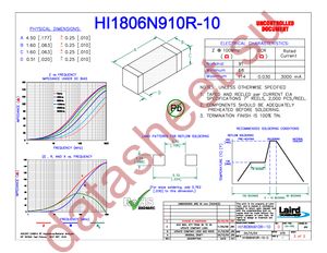 HI1806N910R-10 datasheet  